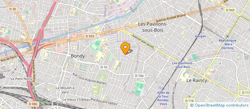 localisation de l'entreprise 534 478 755   BONDY