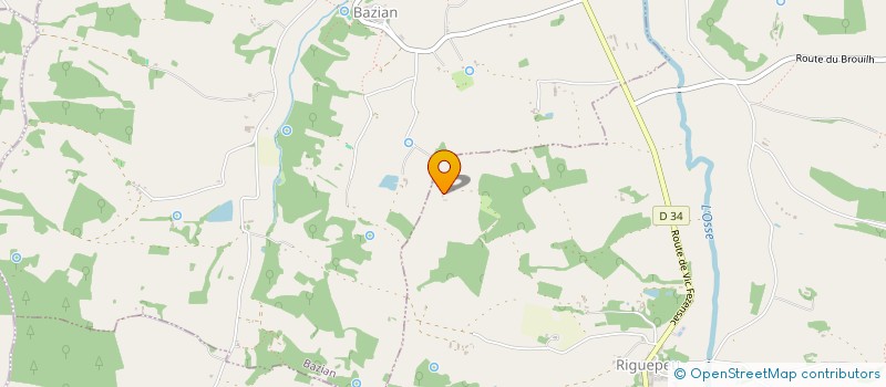 localisation de l'entreprise 534 536 131   MONTESQUIOU