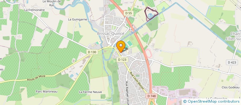 localisation de l'entreprise 534 560 529  à BRISSAC LOIRE AUBANCE