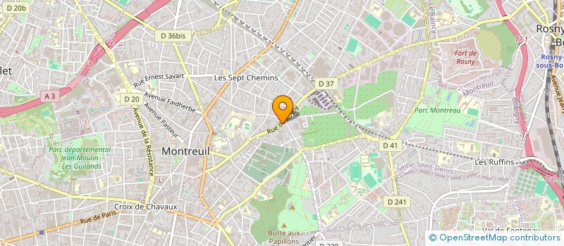 localisation de l'entreprise 534 576 905   MONTREUIL