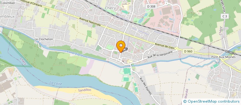 localisation de l'entreprise 534 615 372 à CHECY