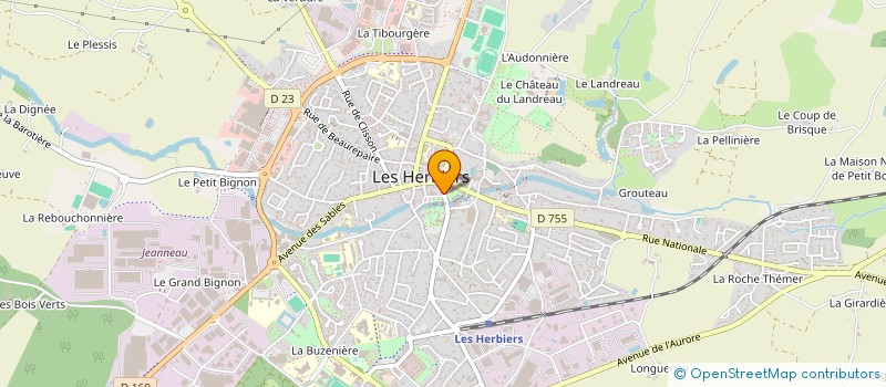 localisation de l'entreprise 534 647 631   LES HERBIERS