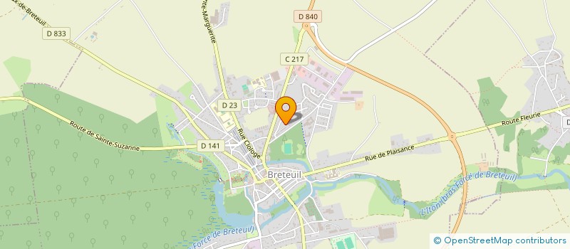 localisation de l'entreprise 534 654 975   BRETEUIL