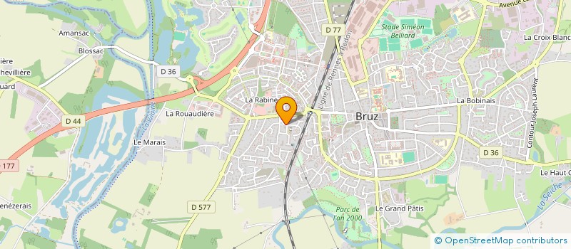 localisation de l'entreprise 534 666 656   BRUZ