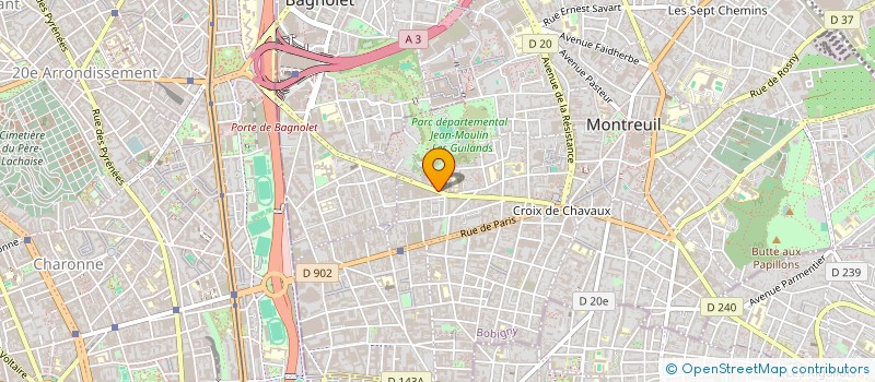 localisation de l'entreprise 534 771 670 à MONTREUIL
