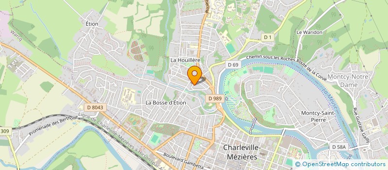 localisation de l'entreprise 534 782 545   CHARLEVILLE-MEZIERES