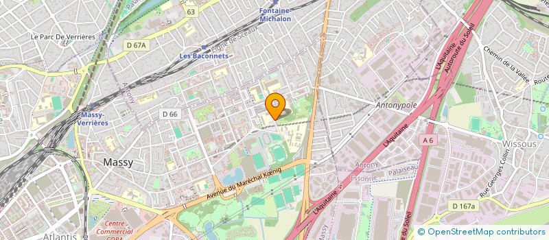 localisation de l'entreprise 534 801 832 à MASSY