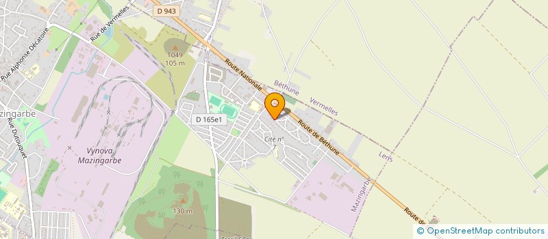 localisation de l'entreprise 534 814 827   MAZINGARBE