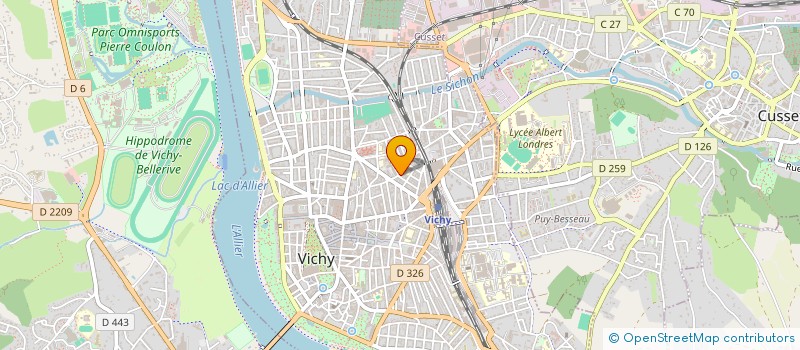 localisation de l'entreprise 534 863 394 à VICHY