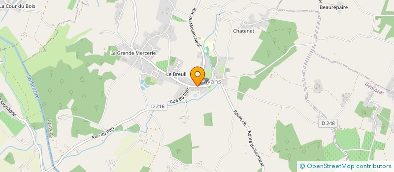 localisation de l'entreprise 534 866 538   CRAVANS