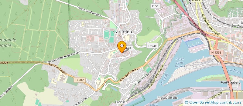 localisation de l'entreprise 534 897 020   CANTELEU