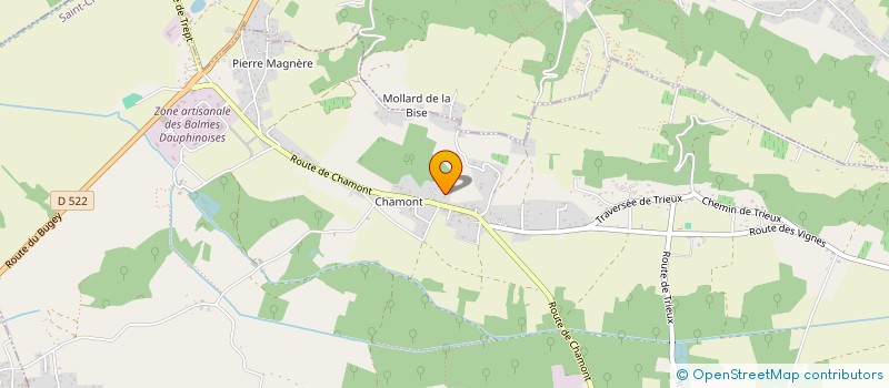 localisation de l'entreprise 534 922 950 à BELLEY