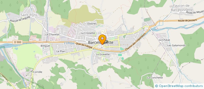 localisation de l'entreprise 534 945 381   BARCELONNETTE