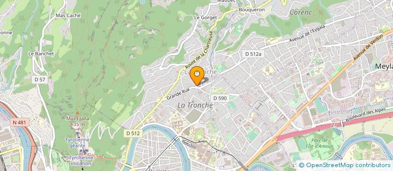 localisation de l'entreprise 534 957 147   CORENC