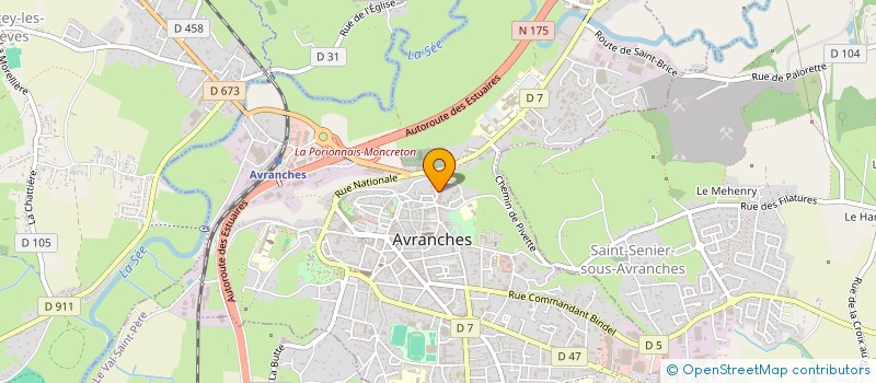 localisation de l'entreprise 534 999 404   AVRANCHES