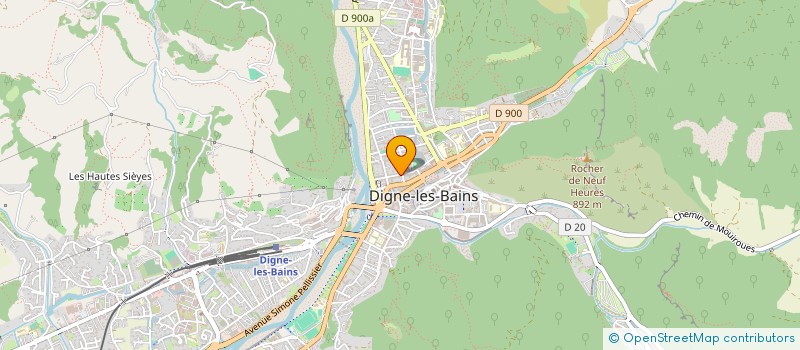 localisation de l'entreprise 535 021 836 à DIGNE-LES-BAINS