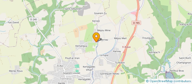 localisation de l'entreprise 535 027 643  à PONT-L'ABBE