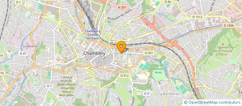 localisation de l'entreprise 535 034 920 à CHAMBERY