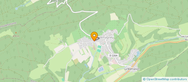 localisation de l'entreprise 535 037 386   AMAGNEY