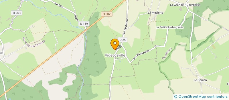 localisation de l'entreprise 535 039 788   VIDECOSVILLE