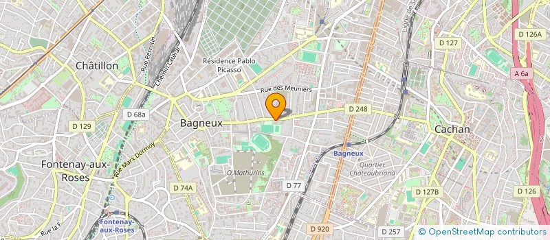 localisation de l'entreprise 535 039 804 à BAGNEUX