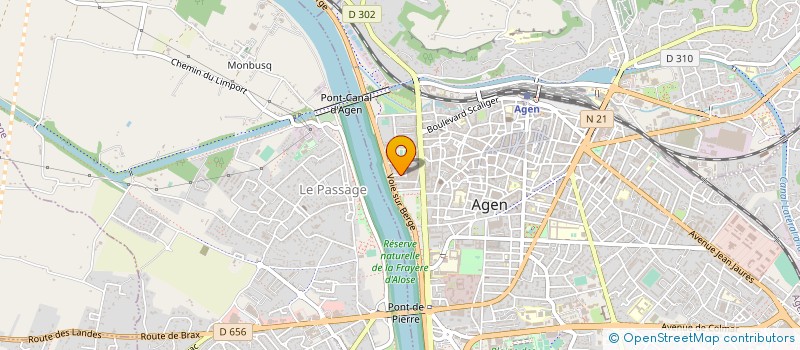 localisation de l'entreprise 535 042 279   AGEN