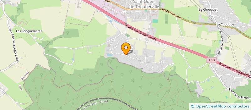 localisation de l'entreprise 535 063 663   SAINT-OUEN-DE-THOUBERVILLE