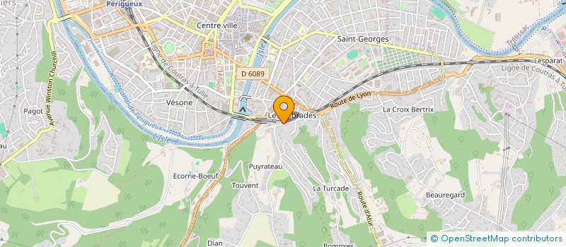 localisation de l'entreprise 535 113 674 à COULOUNIEIX-CHAMIERS