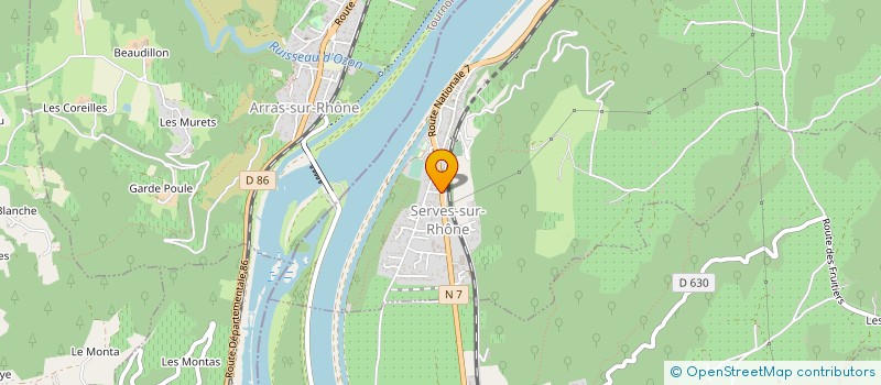localisation de l'entreprise 535 121 560  à TOURNON-SUR-RHONE