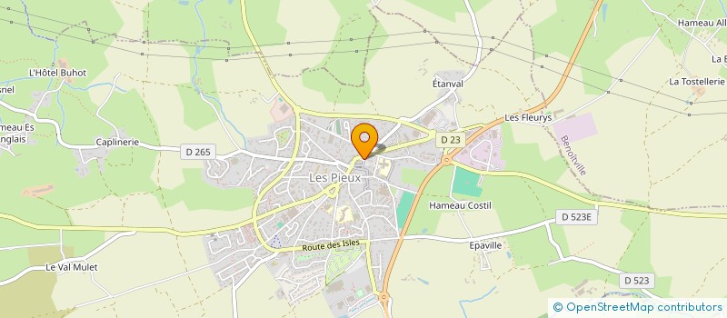 localisation de l'entreprise 535 172 829   LES PIEUX