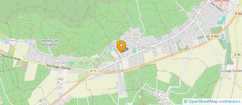 localisation de l'entreprise 535 182 315   MOUSSY