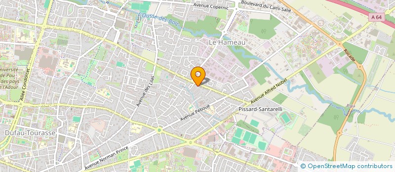 localisation de l'entreprise 535 206 775  à PAU