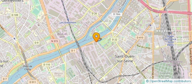 localisation de l'entreprise 535 213 847 à COLOMBES