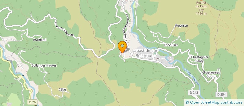 localisation de l'entreprise 535 235 469   LABASTIDE-SUR-BESORGUES