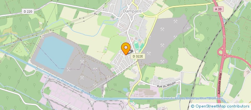 localisation de l'entreprise 535 236 541   DAMPARIS