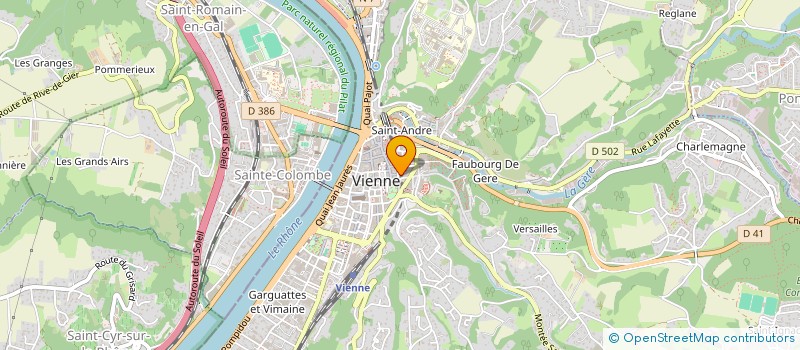 localisation de l'entreprise 535 238 224   CHONAS-L'AMBALLAN