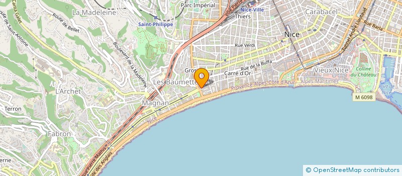 localisation de l'entreprise 535 342 570 à NICE