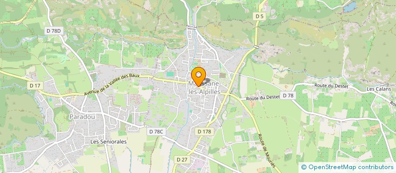 localisation de l'entreprise 535 345 946 à MAUSSANE-LES-ALPILLES