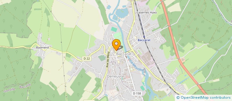 localisation de l'entreprise 535 356 307   BACCARAT