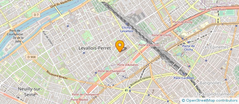 localisation de l'entreprise 535 378 376 à LEVALLOIS-PERRET