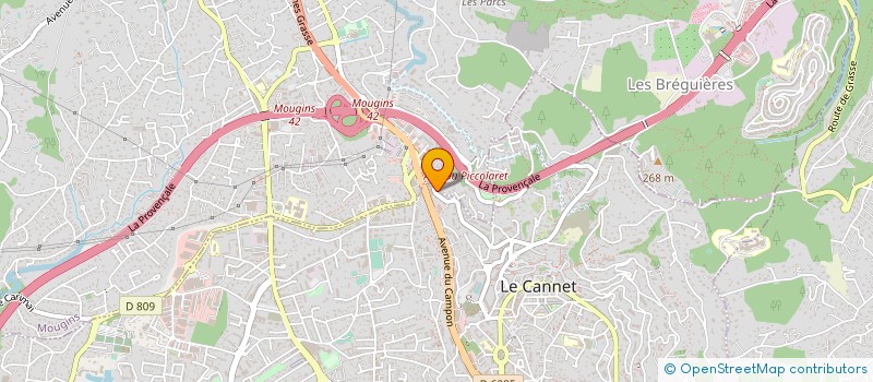localisation de l'entreprise 535 394 308 à LA BASTIDE