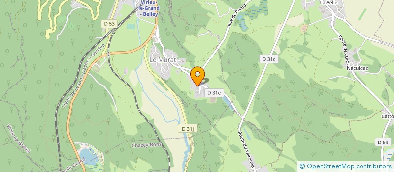 localisation de l'entreprise 535 402 994   VIRIEU-LE-GRAND