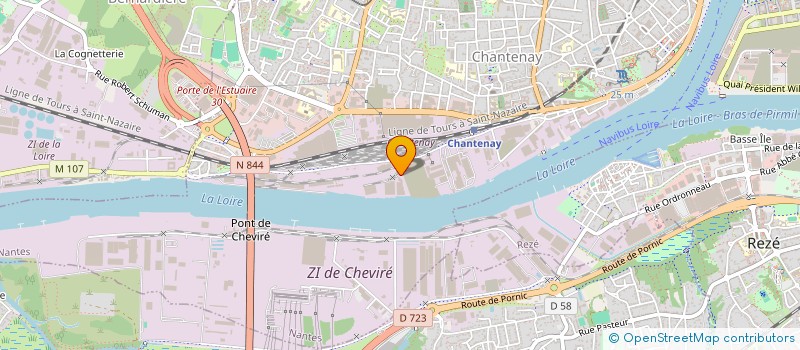 localisation de l'entreprise 5359 LB à NANTES