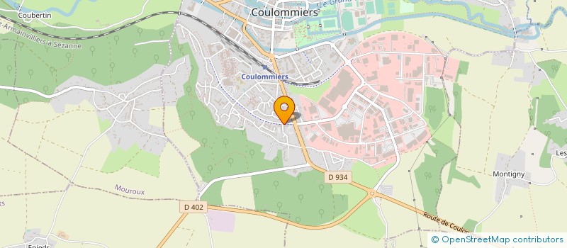 localisation de l'entreprise 537 386 708   COULOMMIERS