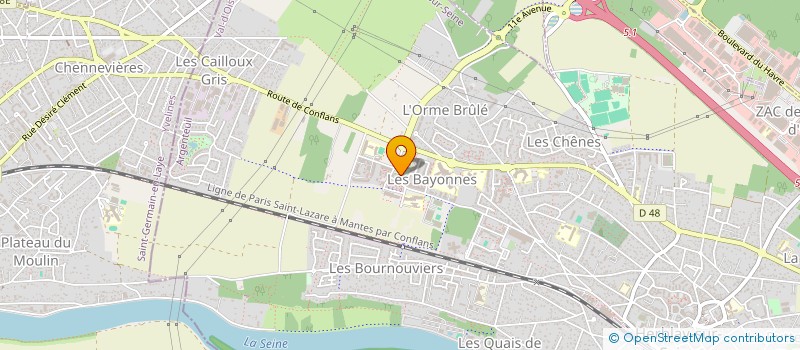 localisation de l'entreprise 537 389 793   HERBLAY-SUR-SEINE