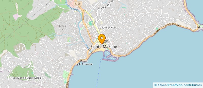 localisation de l'entreprise 537 390 023  à SAINTE-MAXIME