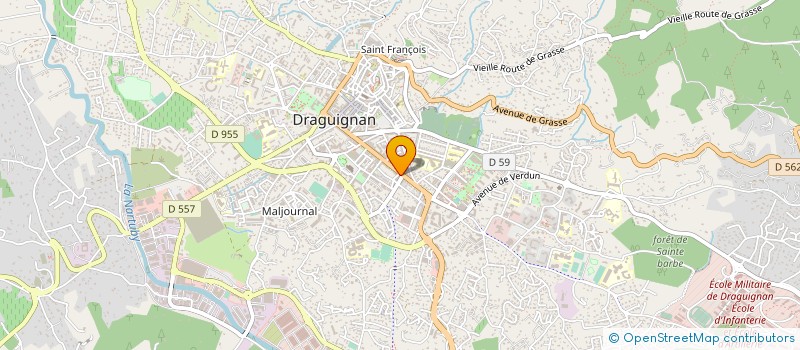 localisation de l'entreprise 537 400 186   DRAGUIGNAN