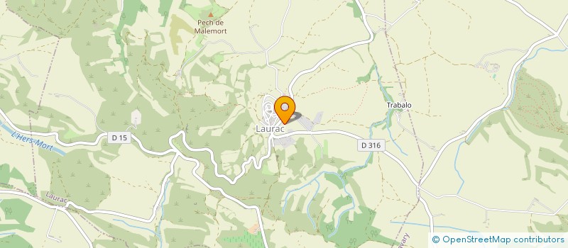 localisation de l'entreprise 537 407 942   LAURAC