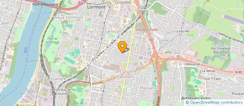 localisation de l'entreprise 537 417 792   LORMONT