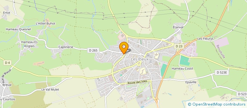 localisation de l'entreprise 537 428 401   RAUVILLE-LA-BIGOT